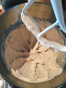 Whipping brown butter