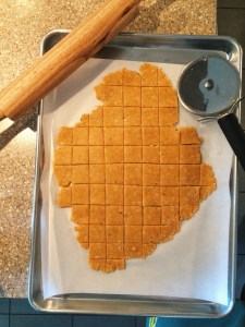 Sriracha Cheeze-Its Dough