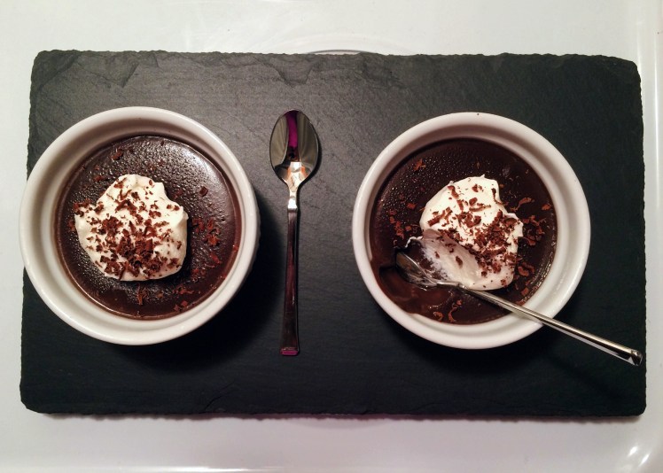Salted Dark Chocolate Pudding
