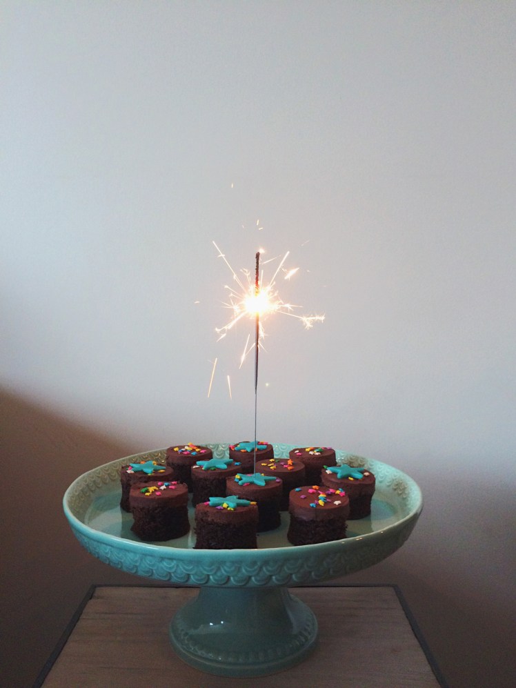 Chocolate cakies sparkler