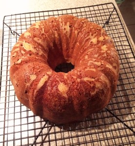 lemon bundt cake un-iced