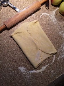 Pastry Dough First Fold