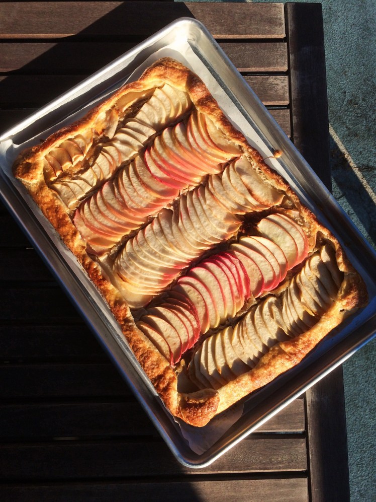 Apple Galette with Tahini Frangipane