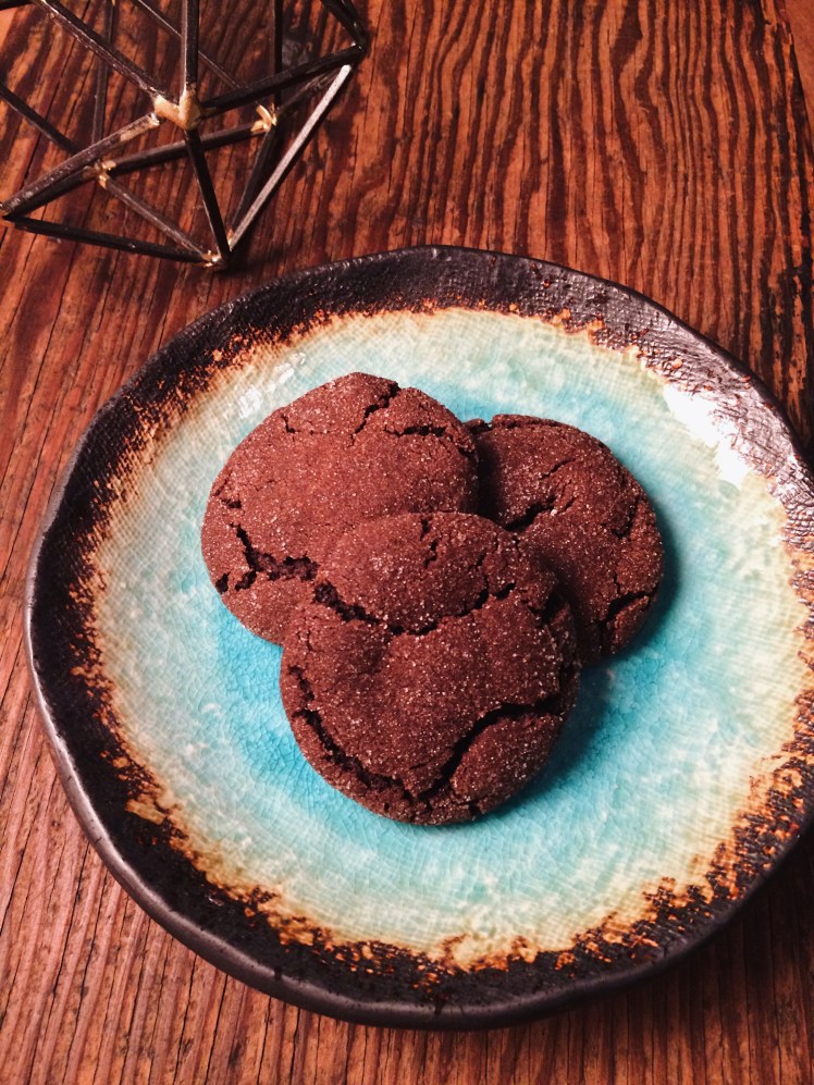 Chocolate Molasses Cookies