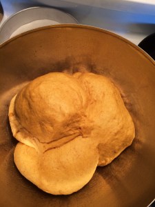 Pumpkin Spice Cinnamon Roll dough