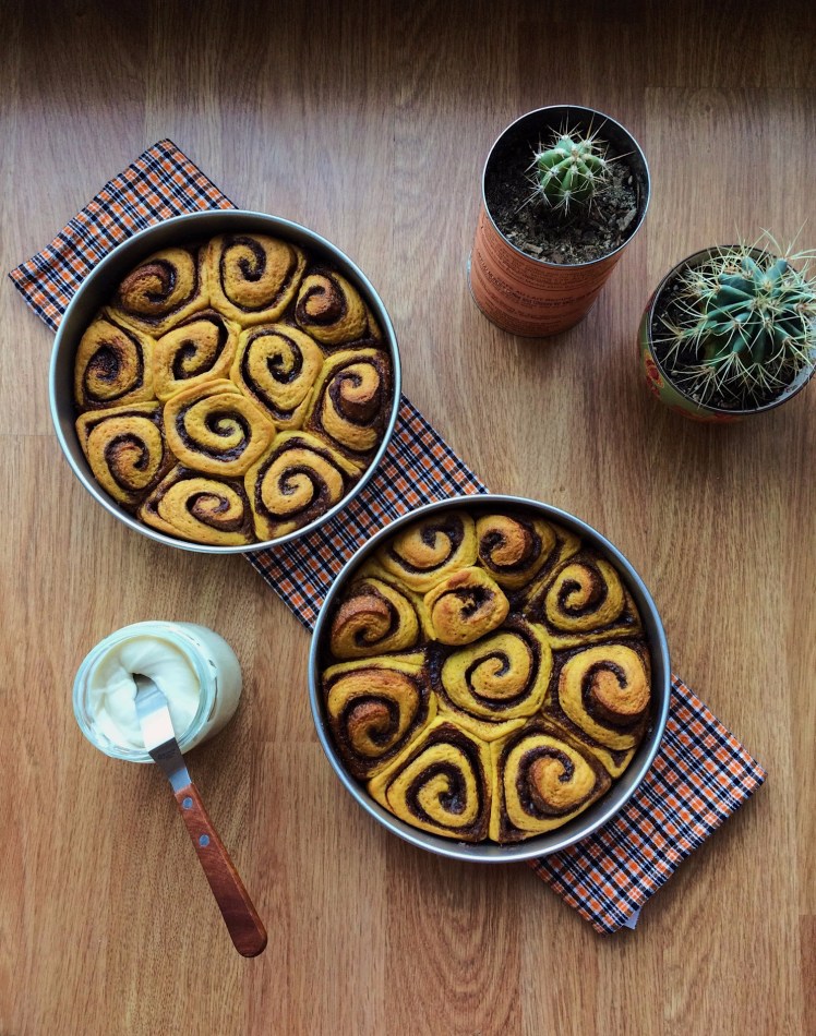 Pumpkin Spice Cinnamon Roll