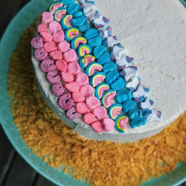 Corn flake cake close up